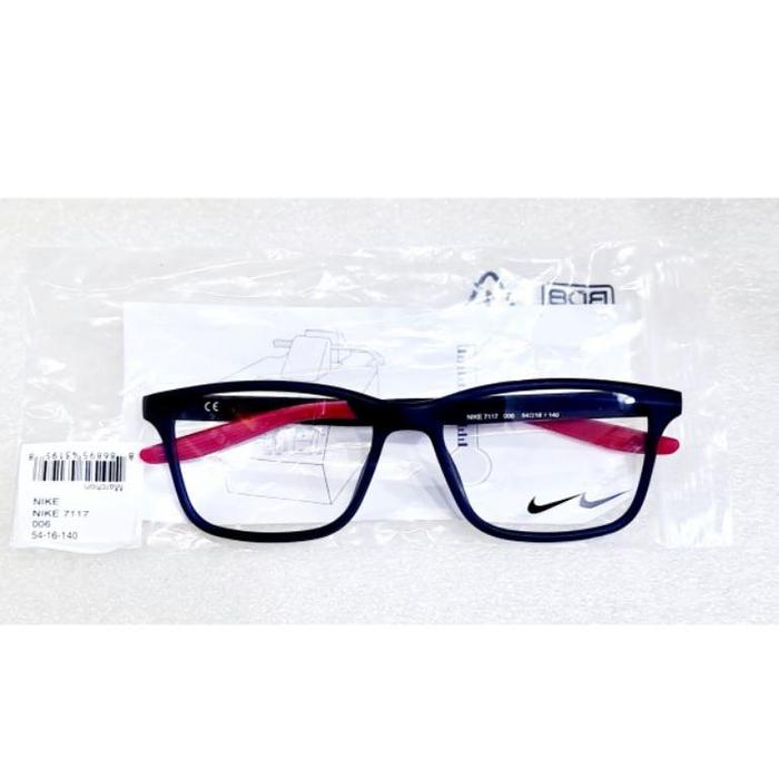 FRAME KACAMATA NIKE 7117 006 54-16-140 matte black original