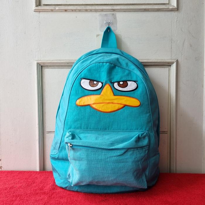 TAS RANSEL WANITA REMAJA DISNEY SECOND BRANDED IMPORT HIJAU TOSCA