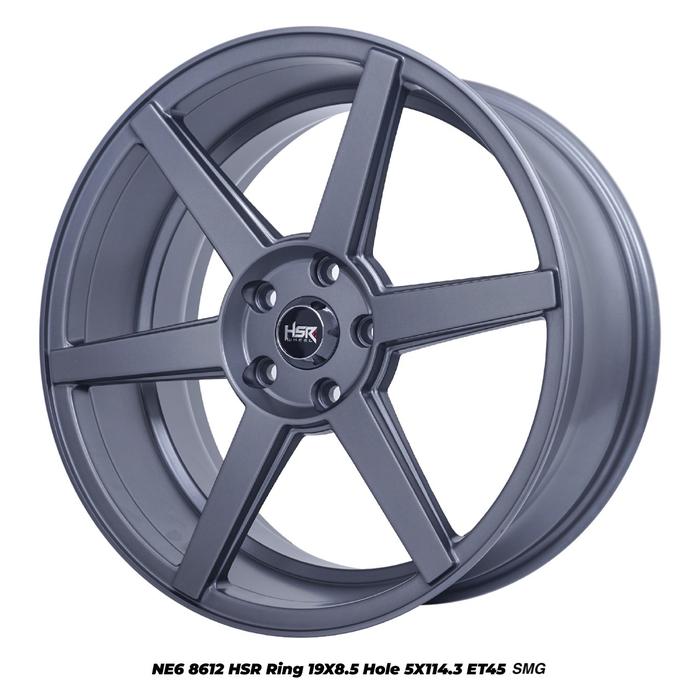 VELG HSR RING 19 TYPE NE 6 LUBANG 5 BUAT MOBIL ZENIX CIVIC