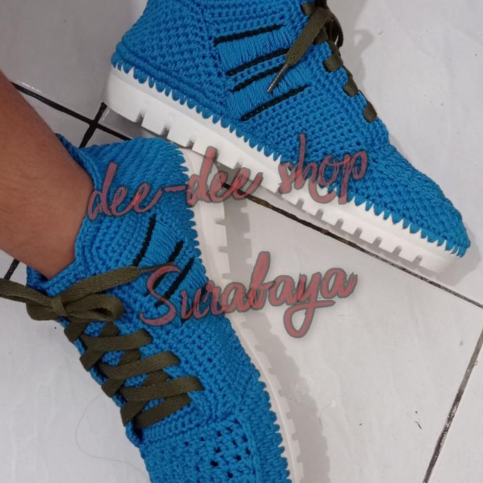 sepatu rajut wanita murah flat | sepatu kets handmade