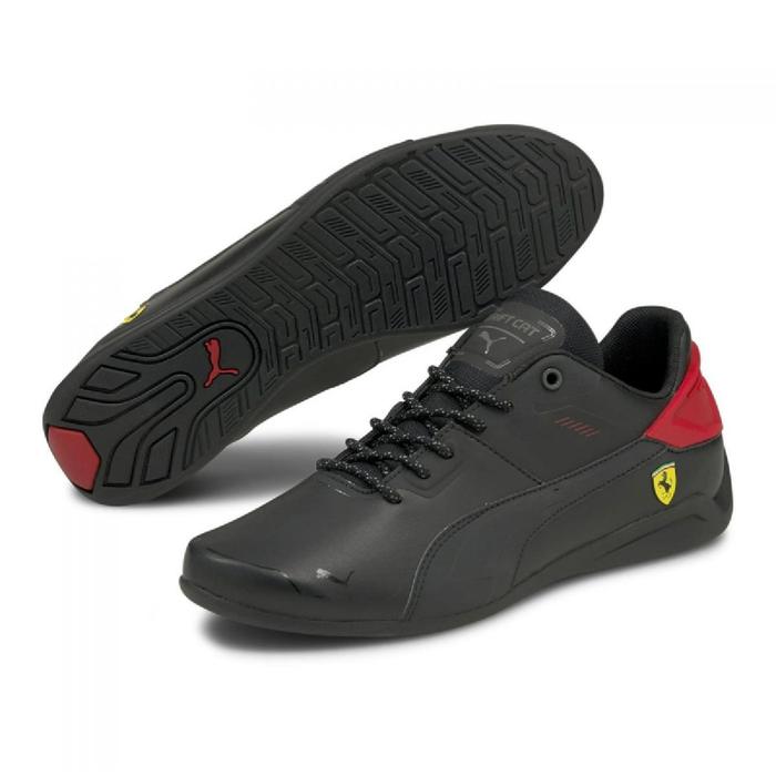SEPATU SNEAKERS PUMA MENS FERRARI DRIFT CAT DELTA PUMA BLACK-ROSSO