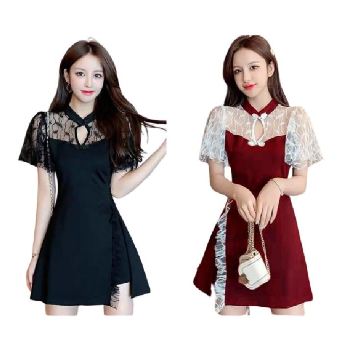 BM- 0420# CNY Hibisca 2pcs Set [Dress 0133] merk XAR