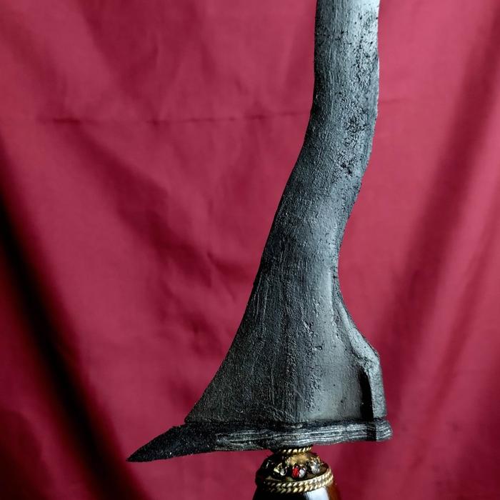 Keris Buto Ijo Luk 9 Pamor Keleng Tangguh Majapahit Sepuh Kuno