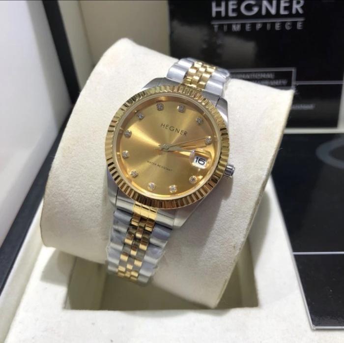 JAM TANGAN WANITA HEGNER 1703 HW1703 HW 1703 SILVER GOLD 100%ORIGINAL