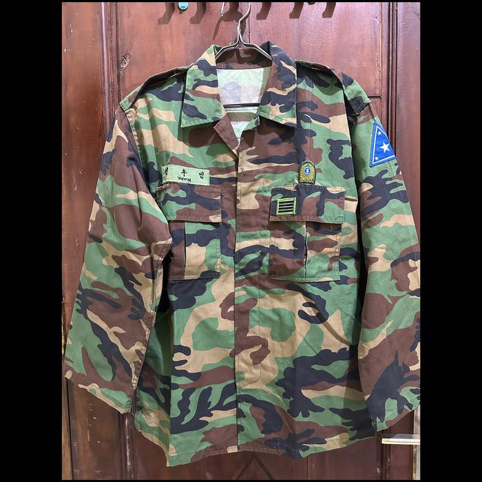 [Sold] Kemeja BDU Woodland Korea