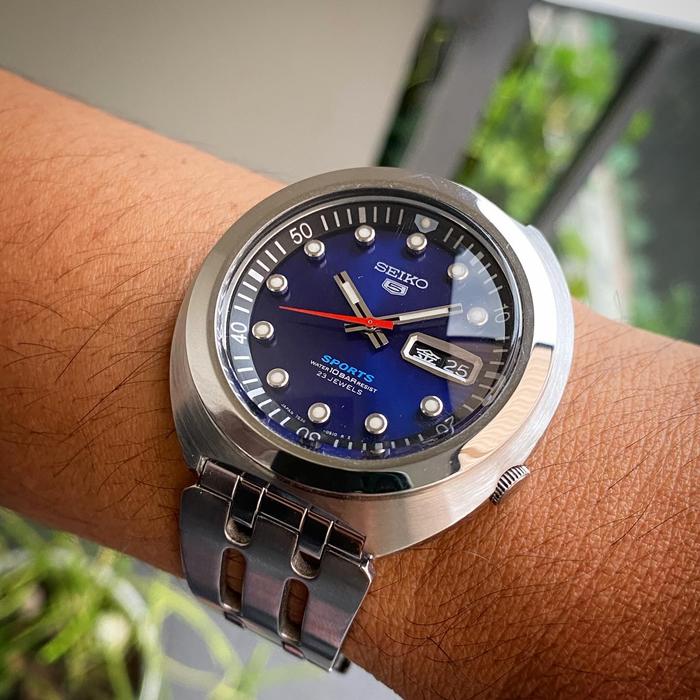 Seiko Sushi Roll 7S36-0060 Blue Dial