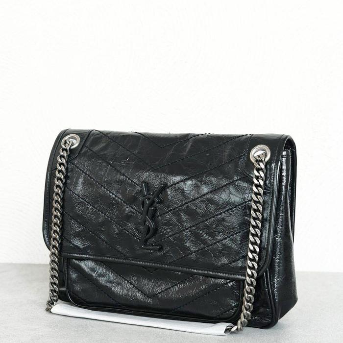 bag YSL tas Medium Niki Bag in Black RHW