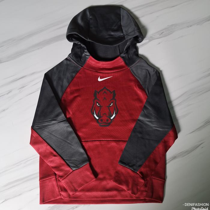 JAKET ANAK NIKE THERMA ARKANSAS 7-15 TAHUN HOODIE ORIGINAL SWEATER