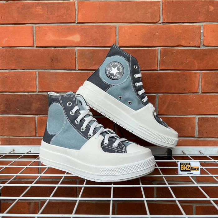 Converse CTAS Construct Hi Men Sneakers-Tedepool/Grey