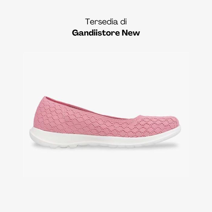 Sepatu Slip On Wanita Skechers Go Walk Lite Loveable 15386/MVE Mauve