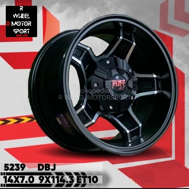 Velg Tuff 5239 R14 x7 H9x114.3 DBJ