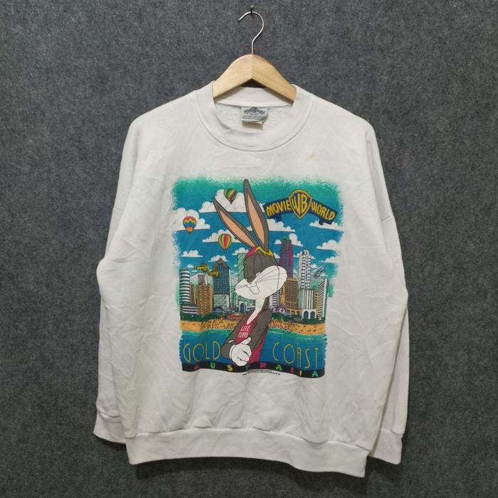 vintage 90s looney tunes warner bros crewneck