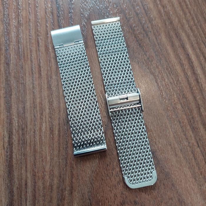 Tali jam tangan Shark Mesh Strap Milanese Silver 20 mm