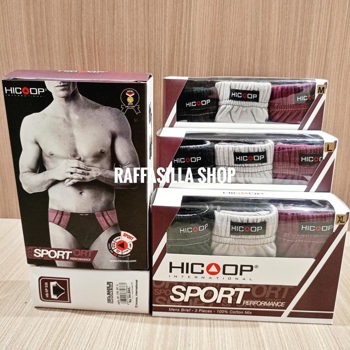 Celana Dalam Pria Hicoop Sport Performance Celana Dalam Laki Isi 3 Pcs