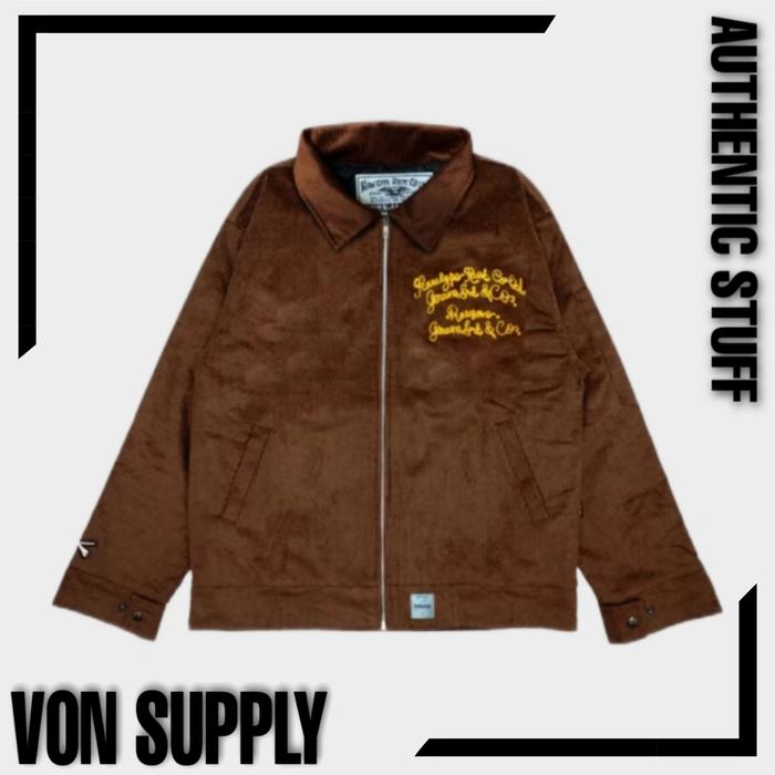 RawType Riot Corduroy Cats Work Jacket rawtyperiot-raw-type-rtr-uss