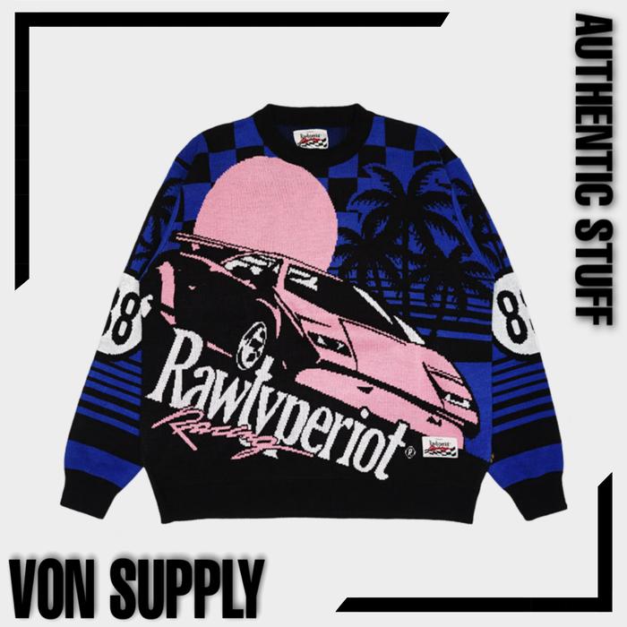 RawType Riot x Racing Summer Knitwear Crewneck rawtyperiot-raw-rtr-uss