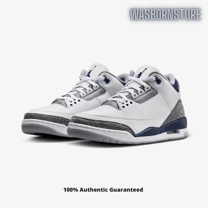 Sneakers Air Jordan 3 Retro Midnight Navy 100% Authentic Guaranteed