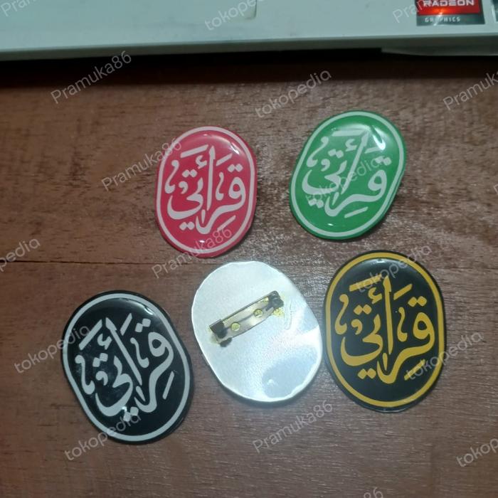 Pin Bros QIRAATI Oval Resin - Pin Aksesoris QIRAATI