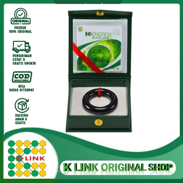 K-ENERGY BLACK JADE ORIGINAL CINCIN TERAPI PRIA BLACK JADE K-LINK