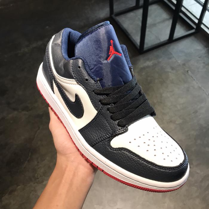 Sepatu Casual AJ1 Low Obsidian Ember Glow