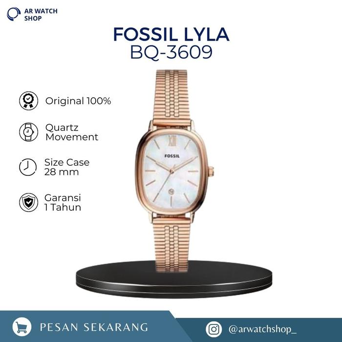 Jam Tangan Wanita BQ 3609 Rose Gold Stainless Steel Original
