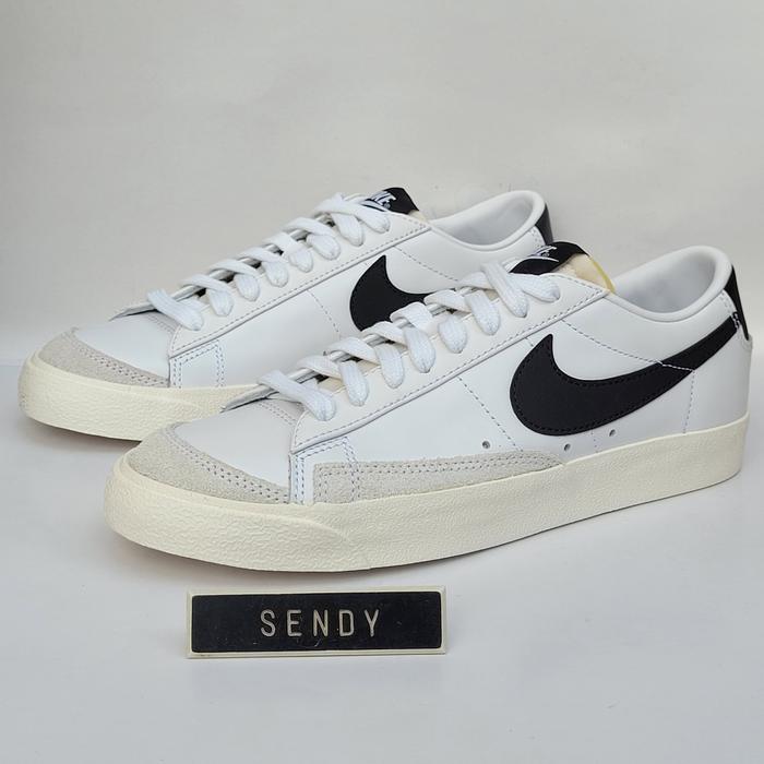 Nike W Womens Blazer Low DC4769-102 Original 100% Ori White Black Sail White Warna Putih Hitam Sepat