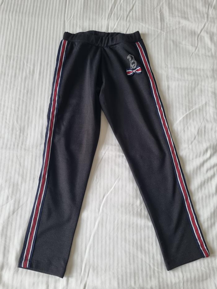 Celana Panjang/Karet Lurus Preloved/Bekas Anak Perempuan Hitam Barbie