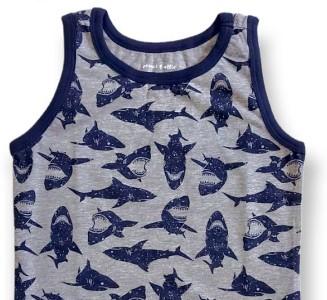 KAOS TANK TOP ANAK LAKI LAKI POPMYWEAR CRTR KIDS BOYS TANK TOP GREY 10