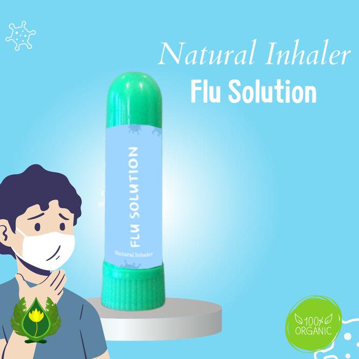SundariOil Flu Solution Inhaler with Essential Oil Aromaterapi