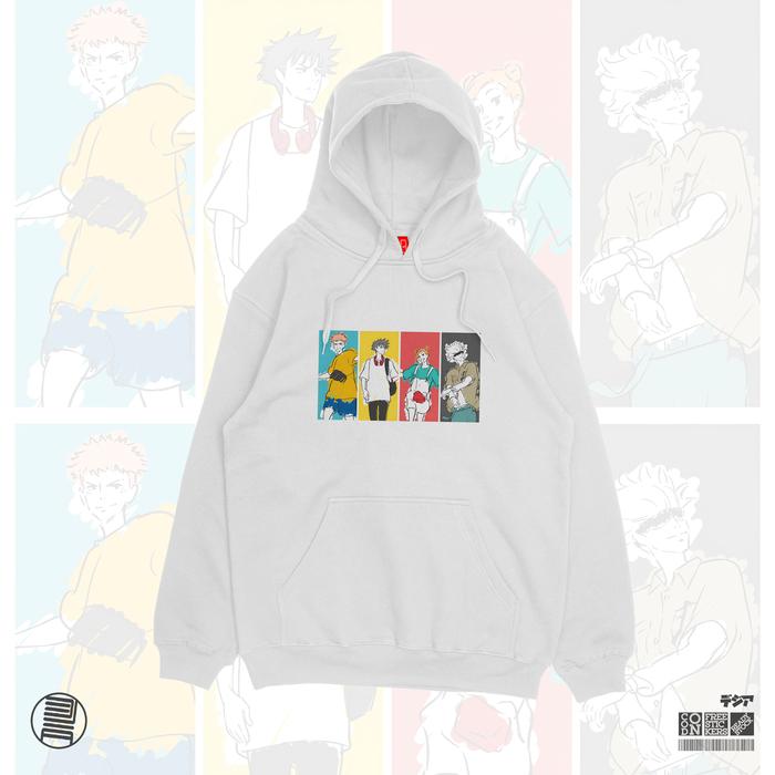 Hoodie Jujutsu Kaisen Gojo Itadori Megumi Nobara Anime JJK Sweater DJA
