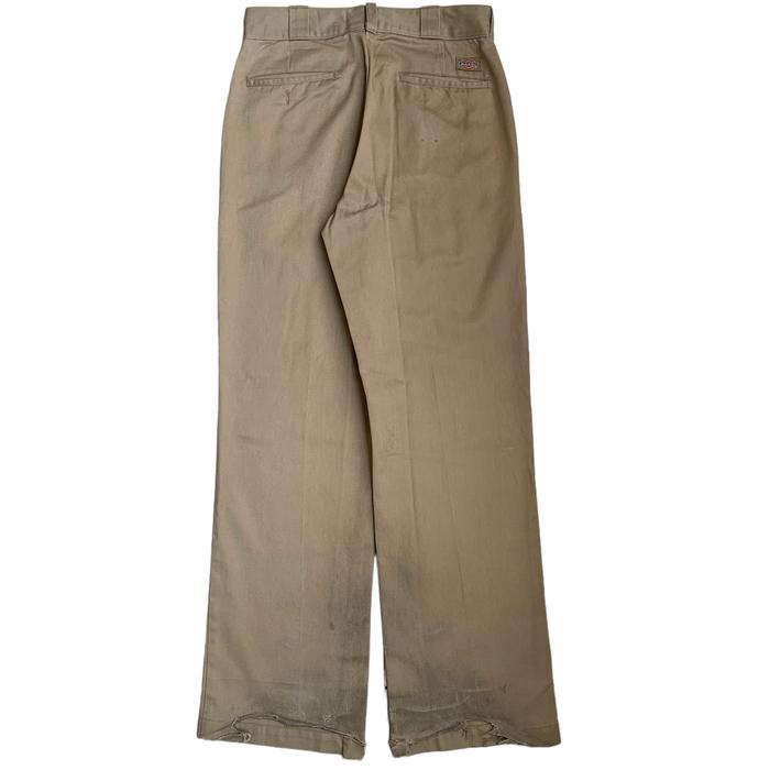 Vintage 80s Dickies Khaki Straight Fit Made in USA Size 30