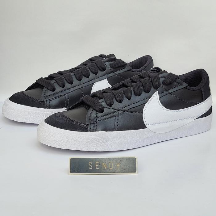 Nike W Womens Blazer Low '77 77 Jumbo DQ1470-002 Original 100% Ori Black White Black Team Orange War