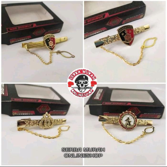 Pin Bros Jepitan Dasi / Penjepit Dasi Logo Reserse Bareskrim Tribata