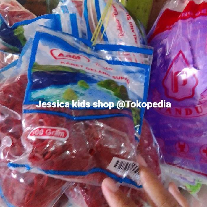Karet Kecil Merah / Karet Bungkus Nasi, dll