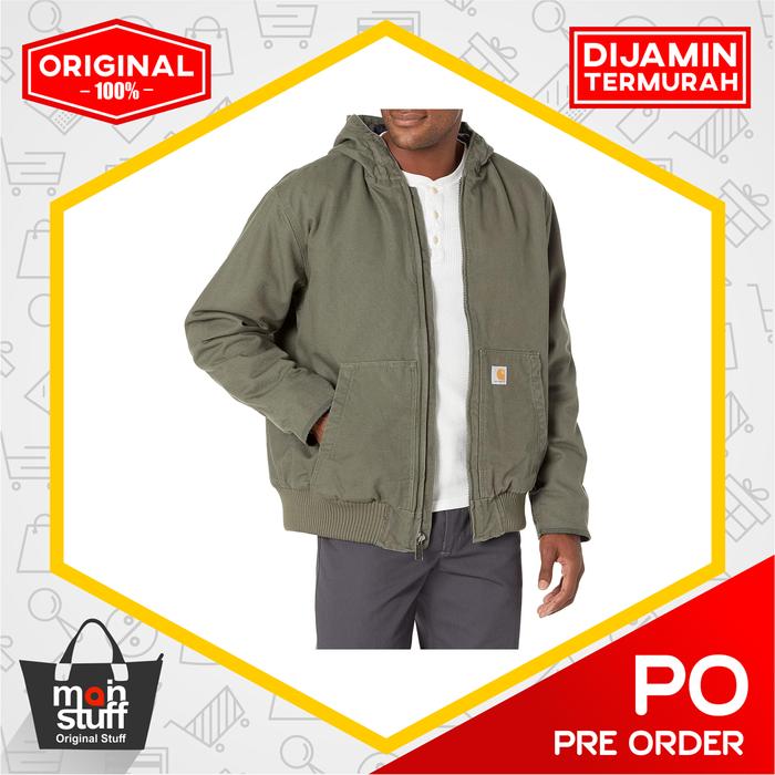 Jaket Carhartt Loose Fit Washed Duck Insulated Active Jacket