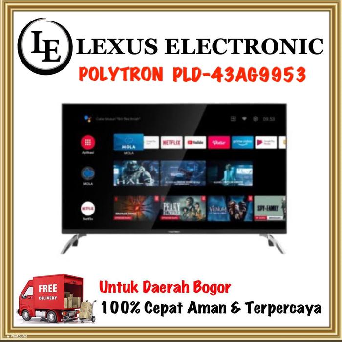 POLYTRON LED ANDROID TV 43 INCH | PLD 43AG9953 | 43AG9953