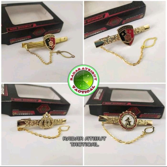 Pin Bros Jepitan Dasi / Penjepit Dasi Logo Reserse Bareskrim Tribata