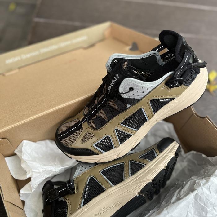 Salomon techsonic x Gramicci brown