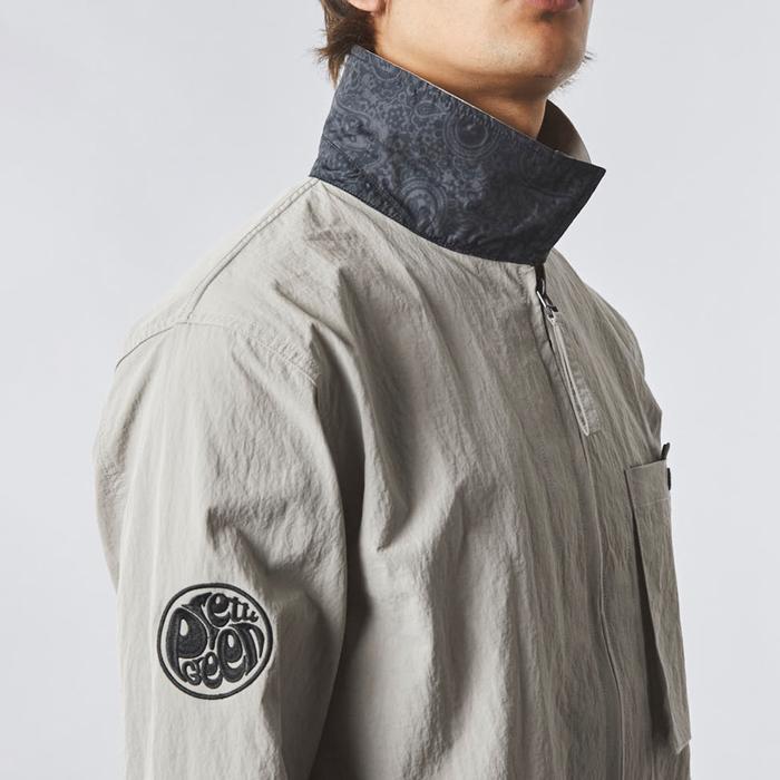 Pretty Green Heaton Overshirt Jacket Grey Original
