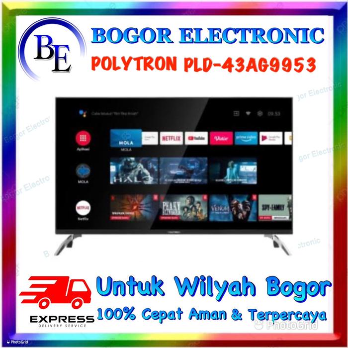 POLYTRON LED ANDROID TV 43 INCH | PLD43AG9953 | 43AG9953