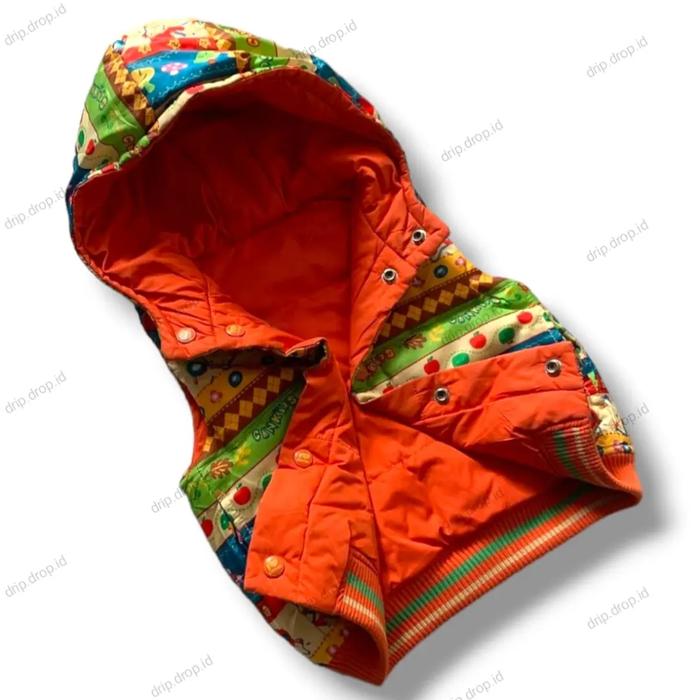 vest bulu angsa reversible
