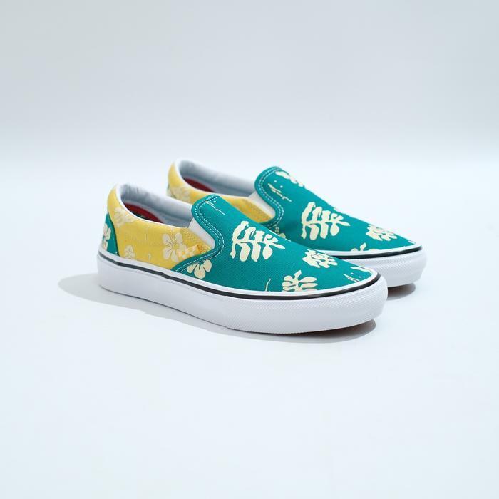 Vans Slip On Pro Skate Aloha Marine Original Resmi