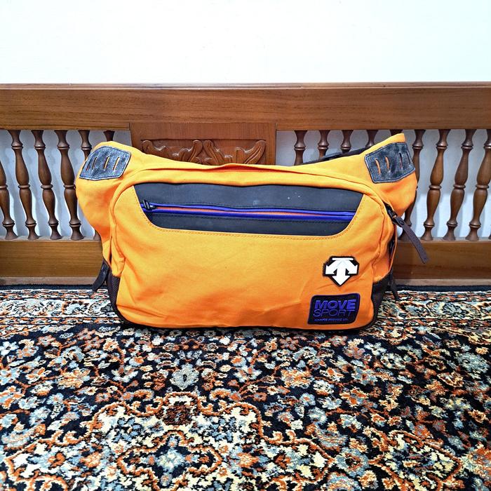 tas waist bag descente warna orange