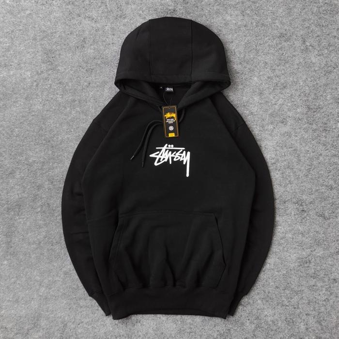 Sweater Hoodie STUSSY Latin Premium Authentic Full Tag & Label