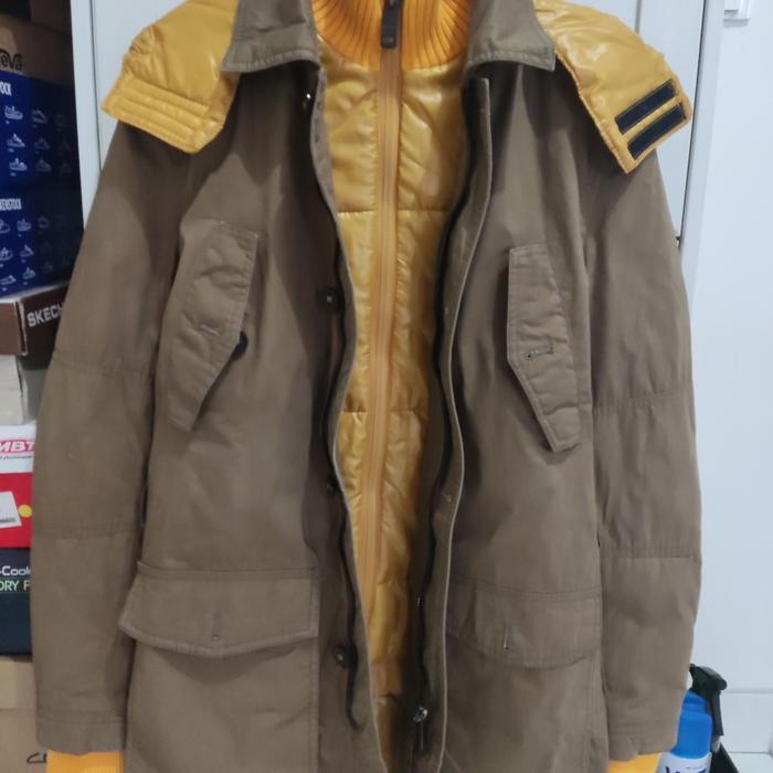 ZARA YELLOW BROWN COAT - MEN