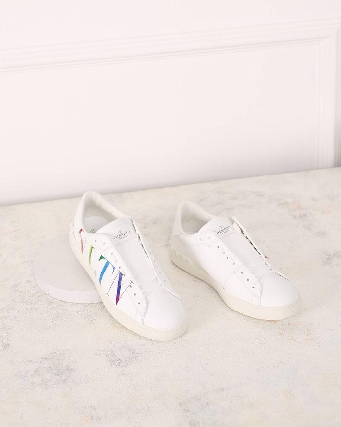 VLTN Open Sneakers White Multicolor