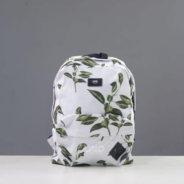 Tas Ransel Punggung Vans Backpack Floral White ORIGINAL