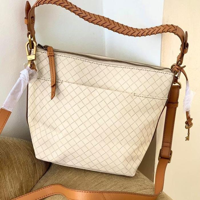 Fossil Julianna Small Hobo Bone