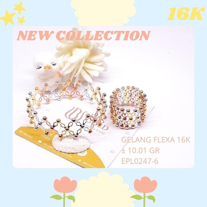 Gelang Flexa Bisa Jadi Cincin Emas Asli Kadar 700