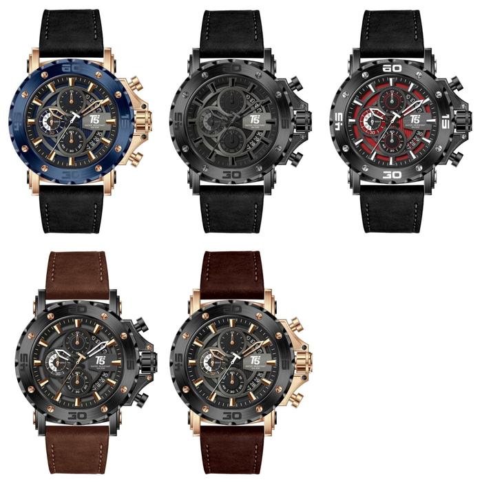 Jam Tangan Pria Analog Original T5 H 3641G Free Box